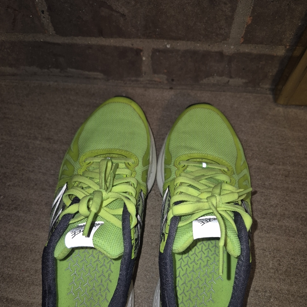 Women's New Balance Neon Green Sneakers - Picture 3 of 4